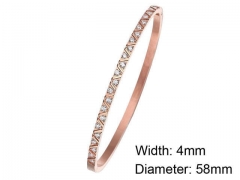 HY Wholesale Stainless Steel 316L Fashion Bangle-HY0076B255