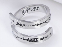 HY Wholesale Rings 316L Stainless Steel Popular Rings-HY0075R031