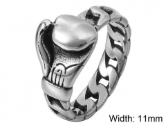 HY Wholesale Rings 316L Stainless Steel Popular Rings-HY0013R0952