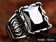 HY Wholesale Rings 316L Stainless Steel Popular Rings-HY0012R686