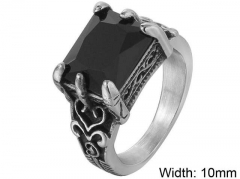 HY Wholesale Rings 316L Stainless Steel Popular Rings-HY0013R0954