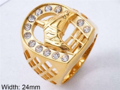 HY Wholesale Rings 316L Stainless Steel Popular Rings-HY0013R0999