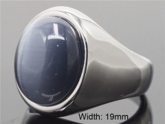 HY Wholesale Rings 316L Stainless Steel Popular Rings-HY0080R002