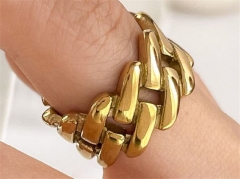 HY Wholesale Rings 316L Stainless Steel Popular Rings-HY0084R145