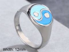 HY Wholesale Rings 316L Stainless Steel Popular Rings-HY0013R1216