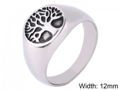 HY Wholesale Rings 316L Stainless Steel Popular Rings-HY0013R1001