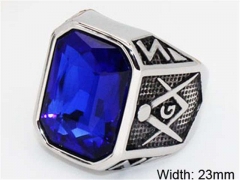 HY Wholesale Rings 316L Stainless Steel Popular Rings-HY0077R088