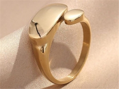 HY Wholesale Rings 316L Stainless Steel Popular Rings-HY0074R033