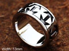 HY Wholesale Rings 316L Stainless Steel Popular Rings-HY0012R628