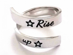 HY Wholesale Rings 316L Stainless Steel Popular Rings-HY0075R119