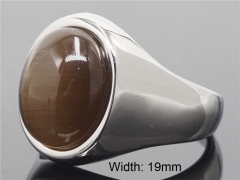 HY Wholesale Rings 316L Stainless Steel Popular Rings-HY0080R004