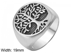 HY Wholesale Rings 316L Stainless Steel Popular Rings-HY0013R0828