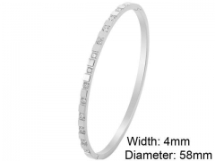 HY Wholesale Stainless Steel 316L Fashion Bangle-HY0076B251