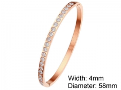 HY Wholesale Stainless Steel 316L Fashion Bangle-HY0076B199