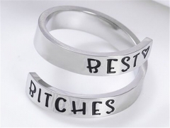 HY Wholesale Rings 316L Stainless Steel Popular Rings-HY0075R034