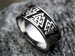 HY Wholesale Rings 316L Stainless Steel Popular Rings-HY0012R675