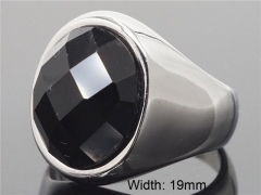 HY Wholesale Rings 316L Stainless Steel Popular Rings-HY0080R007