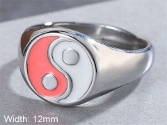 HY Wholesale Rings 316L Stainless Steel Popular Rings-HY0013R1213