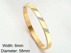 HY Wholesale Stainless Steel 316L Fashion Bangle-HY0076B170