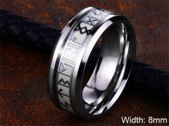 HY Wholesale Rings 316L Stainless Steel Popular Rings-HY0012R665