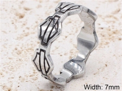 HY Wholesale Rings 316L Stainless Steel Popular Rings-HY0013R1142