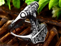 HY Wholesale Rings 316L Stainless Steel Popular Rings-HY0012R743