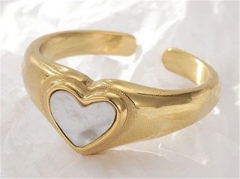 HY Wholesale Rings 316L Stainless Steel Popular Rings-HY0074R017