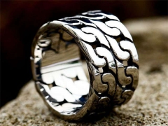 HY Wholesale Rings 316L Stainless Steel Popular Rings-HY0012R579