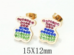 HY Wholesale 316L Stainless Steel Popular Jewelry Earrings-HY52E0052PS