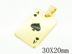 HY Wholesale Pendant 316L Stainless Steel Jewelry Pendant-HY59P0934MW