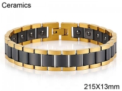 HY Wholesale Steel Stainless Steel 316L Bracelets-HY0087B121