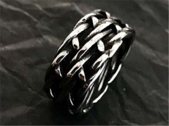 HY Wholesale Rings 316L Stainless Steel Hot Sale Rings-HY0093R042