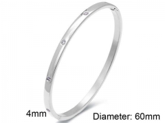 HY Wholesale Bangles Stainless Steel 316L Fashion Bangles-HY0090B0090