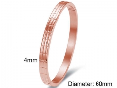 HY Wholesale Bangles Stainless Steel 316L Fashion Bangles-HY0090B0261