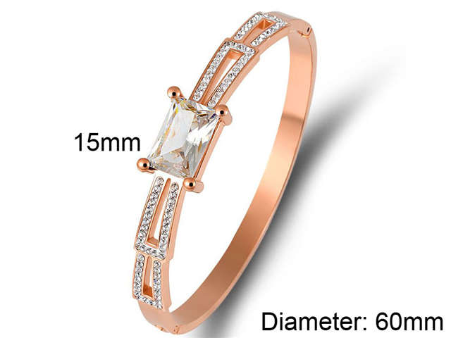 HY Wholesale Bangles Stainless Steel 316L Fashion Bangles-HY0090B0134