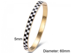 HY Wholesale Bangles Stainless Steel 316L Fashion Bangles-HY0090B0257