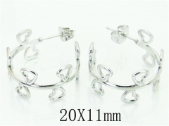 HY Wholesale Earrings 316L Stainless Steel Fashion Jewelry Earrings-HY70E0631KQ