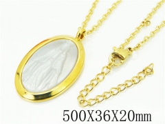 HY Wholesale Necklaces Stainless Steel 316L Jewelry Necklaces-HY52N0160HIQ