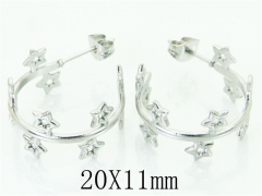 HY Wholesale Earrings 316L Stainless Steel Fashion Jewelry Earrings-HY70E0626KC