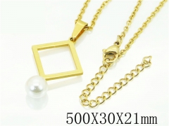 HY Wholesale Necklaces Stainless Steel 316L Jewelry Necklaces-HY56N0040MA