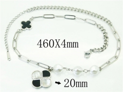 HY Wholesale Necklaces Stainless Steel 316L Jewelry Necklaces-HY80N0526OW