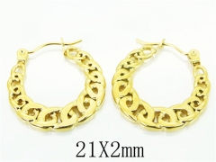 HY Wholesale Earrings 316L Stainless Steel Fashion Jewelry Earrings-HY70E0612LD