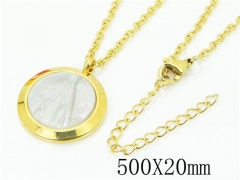 HY Wholesale Necklaces Stainless Steel 316L Jewelry Necklaces-HY52N0152HBB