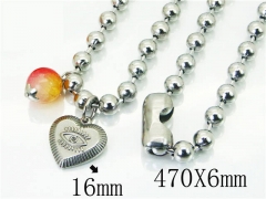 HY Wholesale Necklaces Stainless Steel 316L Jewelry Necklaces-HY21N0079HKW