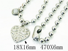 HY Wholesale Necklaces Stainless Steel 316L Jewelry Necklaces-HY21N0077HKX