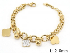 HY Wholesale Steel Stainless Steel 316L Bracelets-HY0082B011