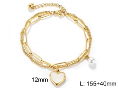 HY Wholesale Bracelets Stainless Steel 316L Bracelets-HY006B040