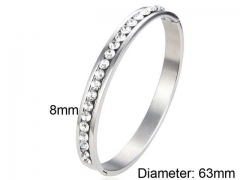 HY Wholesale Bangles Stainless Steel 316L Fashion Bangles-HY0097B203