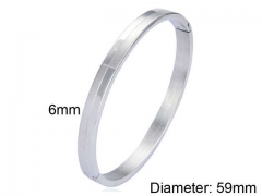 HY Wholesale Bangles Stainless Steel 316L Fashion Bangles-HY0097B103