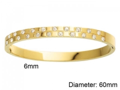 HY Wholesale Bangles Stainless Steel 316L Fashion Bangles-HY0097B046